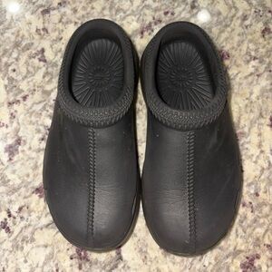 UGG Kids Black Slip-On Sandals